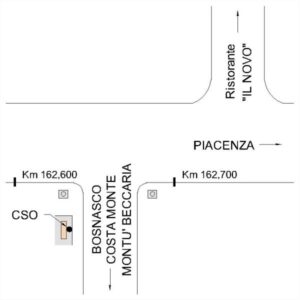 0002#_###_054# - S.S.10 KM 162,670 - BIVIO PER BOSNASCO