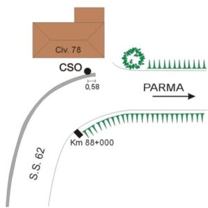 0033#_###_099# - SS 62 DELLA CISA KM 88+030  -  CASA BIANCHI