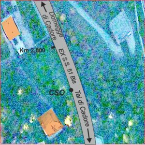 0037#_###_088# - PIEVE DI CADORE - EX S.S. 51 BIS   KM 2,000