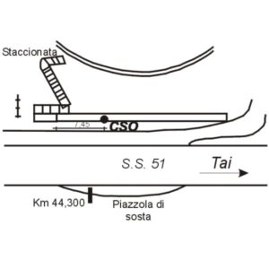 0038#_###_004# - S.S.51 KM 44,300 - BIVIO PER FORTOGNA