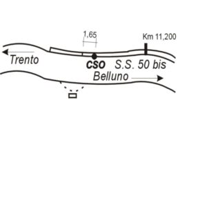 0043#_###_064# - ARSIÈ - PRÀ DEL BEN - S.S.50 BIS KM 11,234