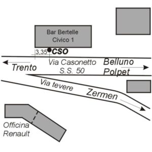 0043#_###_083# - FELTRE - S.S.50 KM 35,800 - VIA CASONETTO N°1