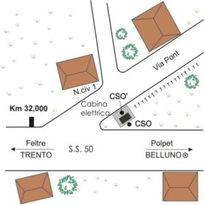 0043#_###_087# - GAGGIA - S.S.50 KM 31,940 - VIA PONT
