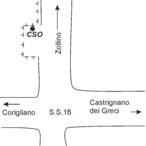 0090#_###_047# - BIVIO CORIGLIANO D'OTRANTO- Castrignano de'Greci