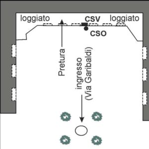 0103#_###_153# - MARSALA-Municipio:Cortile Ingresso da via Garibald