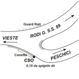 0153#_###_090# - S.S. 89 KM 84,100 BIVIO PER PÈSCHICI