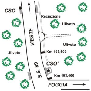 0153#_###_109# - S.S. 89 KM 103,400 - BIVIO PER FOGGIA