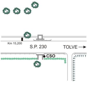0168#_###_033# - S.P.230 KM 15,250 - EX S.S.97