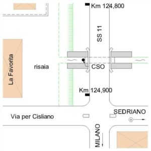 0171#_###_032# - SEDRIANO - S.S. 11 KM 124,850