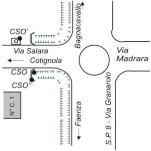 0172#_###_012# - COTIGNOLA - QUADRIVIO CON VIA GRANAROLO