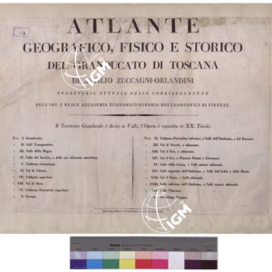 ATLANTE GEOGRAFICO,FISICO E STORICO DEL GRANDUCATO DI TOSCANA DI ATTILIO ZUCCAGNI - ORLANDINI - TITOLO