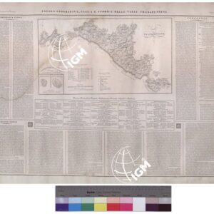 ATLANTE GEOGRAFICO,FISICO E STORICO DEL GRANDUCATO DI TOSCANA DI ATTILIO ZUCCAGNI - ORLANDINI - TAVOLA II