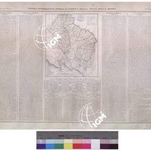 ATLANTE GEOGRAFICO,FISICO E STORICO DEL GRANDUCATO DI TOSCANA DI ATTILIO ZUCCAGNI - ORLANDINI - TAVOLA III