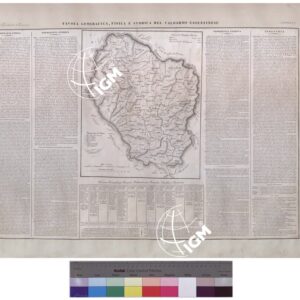 ATLANTE GEOGRAFICO,FISICO E STORICO DEL GRANDUCATO DI TOSCANA DI ATTILIO ZUCCAGNI - ORLANDINI - TAVOLA V
