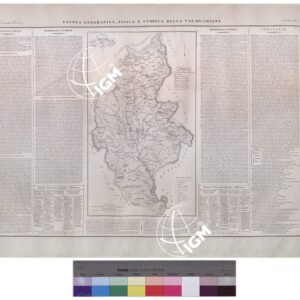 ATLANTE GEOGRAFICO,FISICO E STORICO DEL GRANDUCATO DI TOSCANA DI ATTILIO ZUCCAGNI - ORLANDINI - TAVOLA VI