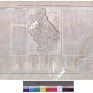 ATLANTE GEOGRAFICO,FISICO E STORICO DEL GRANDUCATO DI TOSCANA DI ATTILIO ZUCCAGNI - ORLANDINI - TAVOLA VII