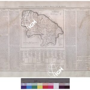 ATLANTE GEOGRAFICO,FISICO E STORICO DEL GRANDUCATO DI TOSCANA DI ATTILIO ZUCCAGNI - ORLANDINI - TAVOLA VIII
