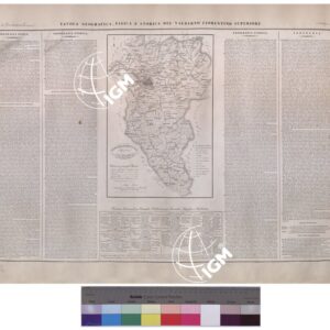 ATLANTE GEOGRAFICO,FISICO E STORICO DEL GRANDUCATO DI TOSCANA DI ATTILIO ZUCCAGNI - ORLANDINI - TAVOLA IX