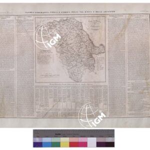 ATLANTE GEOGRAFICO,FISICO E STORICO DEL GRANDUCATO DI TOSCANA DI ATTILIO ZUCCAGNI - ORLANDINI - TAVOLA XIII