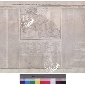 ATLANTE GEOGRAFICO,FISICO E STORICO DEL GRANDUCATO DI TOSCANA DI ATTILIO ZUCCAGNI - ORLANDINI - Tavola XIV