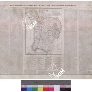 ATLANTE GEOGRAFICO,FISICO E STORICO DEL GRANDUCATO DI TOSCANA DI ATTILIO ZUCCAGNI - ORLANDINI - TAVOLA XV