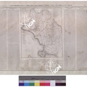 ATLANTE GEOGRAFICO,FISICO E STORICO DEL GRANDUCATO DI TOSCANA DI ATTILIO ZUCCAGNI - ORLANDINI - TAVOLA XVIII