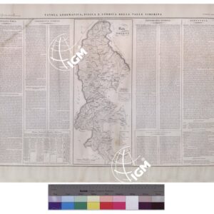 ATLANTE GEOGRAFICO,FISICO E STORICO DEL GRANDUCATO DI TOSCANA DI ATTILIO ZUCCAGNI - ORLANDINI - TAVOLA XIX