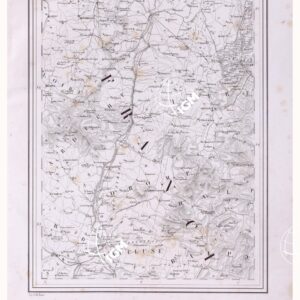 CARTA GEOGRAFICA DELL' ITALIA SECONDO LA SUA ATTUALE DIVISIONE POLITICA - TAVOLA I