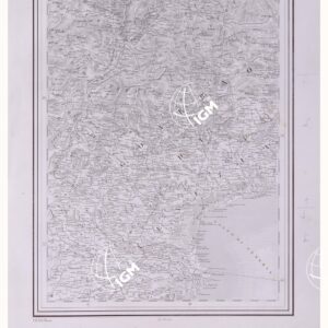 CARTA GEOGRAFICA DELL' ITALIA SECONDO LA SUA ATTUALE DIVISIONE POLITICA - TAVOLA III