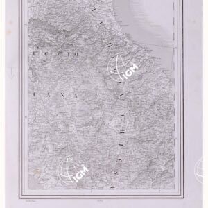 CARTA GEOGRAFICA DELL' ITALIA SECONDO LA SUA ATTUALE DIVISIONE POLITICA - TAVOLA X