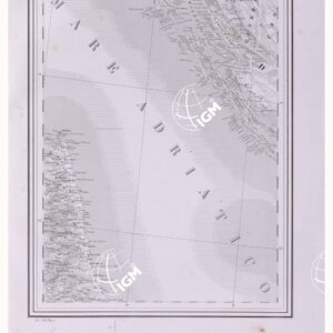 CARTA GEOGRAFICA DELL' ITALIA SECONDO LA SUA ATTUALE DIVISIONE POLITICA - TAVOLA XI
