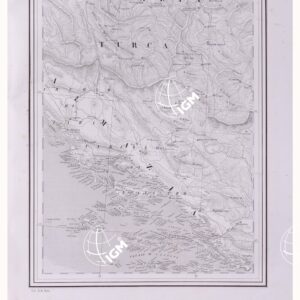 CARTA GEOGRAFICA DELL' ITALIA SECONDO LA SUA ATTUALE DIVISIONE POLITICA - TAVOLA XII