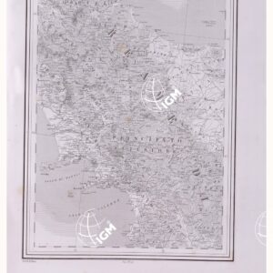 CARTA GEOGRAFICA DELL' ITALIA SECONDO LA SUA ATTUALE DIVISIONE POLITICA - TAVOLA XVII