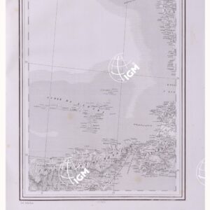 CARTA GEOGRAFICA DELL' ITALIA SECONDO LA SUA ATTUALE DIVISIONE POLITICA - TAVOLA XXIII