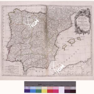 ATLAS UNIVERSEL DRESSÈ SUR' LES MEILLEURES CARTES MODERNES - Parte I - LES ROYAUMES DE SPAGNE ET DE PORTUGAL DIVIFÈS PAR GRANDES PROVINCES