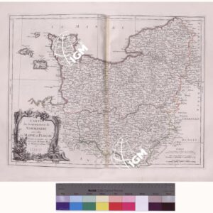 ATLAS UNIVERSEL DRESSÈ SUR' LES MEILLEURES CARTES MODERNES  - Parte I - CARTE DU GOVERNEMENT DE NORMANDIE