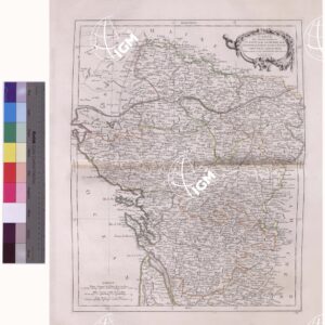 ATLAS UNIVERSEL DRESSÈ SUR' LES MEILLEURES CARTES MODERNES  - Parte I - CARTE DES GOVERNEMÈNTS D' ANJOU ET DU SAUMUROIS ecc...