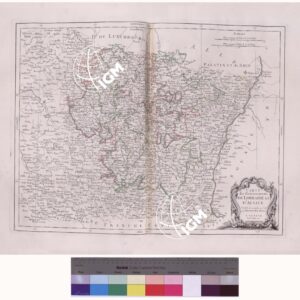 ATLAS UNIVERSEL DRESSÈ SUR' LES MEILLEURES CARTES MODERNES  - Parte I -  CARTE DES GOVERNEMENTS DE LORRAINE ET D' ALSACE