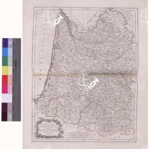 ATLAS UNIVERSEL DRESSÈ SUR' LES MEILLEURES CARTES MODERNES  - Parte I - CARTE DU GOVERNEMENT DE GUIENNA ET GASCOGNE , DE BEARN ET BASSE NAVARRE