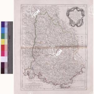 ATLAS UNIVERSEL DRESSÈ SUR' LES MEILLEURES CARTES MODERNES  - Parte I - CARTE DES GOVERNEMENTS DE DAUPHINE ET DE PROVENCE, COMTAT VENAISSIN, PRINCIPAUTE D'ORANGE