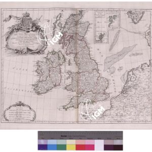 ATLAS UNIVERSEL DRESSÈ SUR' LES MEILLEURES CARTES MODERNES - Parte I - LES ISLES BRITANNIQUE COMPRENANT LES ROYAUME D' ANGLETERRE