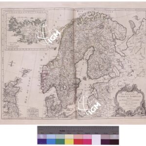 ATLAS UNIVERSEL DRESSÈ SUR' LES MEILLEURES CARTES MODERNES  - Parte I -   LES ROYAUME DE SUEDE ET NORWEGE