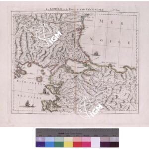 ATLAS UNIVERSEL DRESSÈ SUR' LES MEILLEURES CARTES MODERNES - Parte I - LA ROMÈLIE ET LES ENVIRONS DE CÒSTANTINOPLE