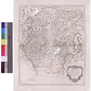 ATLAS UNIVERSEL DRESSÈ SUR' LES MEILLEURES CARTES MODERNES - Parte II - CARTE DU TERRITOIRE DE BERGAME