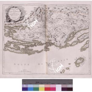 ATLAS UNIVERSEL DRESSÈ SUR' LES MEILLEURES CARTES MODERNES - Parte II - NOUVELLE CARTE DE LA PARTIE OCCIDENTALE DE DALMATIE