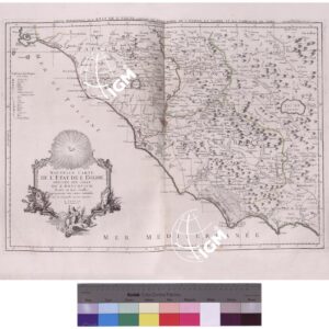 ATLAS UNIVERSEL DRESSÈ SUR' LES MEILLEURES CARTES MODERNES - Parte II - PARTIE MERIDIONALE DE L' ETAT DET LA...SABINE E CAMPAGNE DE ROME
