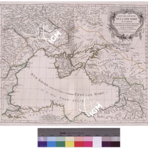 ATLAS UNIVERSEL DRESSÈ SUR' LES MEILLEURES CARTES MODERNES - Parte II - CARTE DES ENVIRONS DE LA MER NOIRE