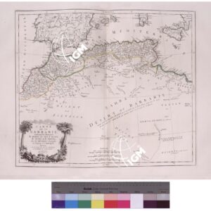 ATLAS UNIVERSEL DRESSÈ SUR' LES MEILLEURES CARTES MODERNES - Parte II - CARTE DE LA BARBARIE CONTENANT LES ROYAUME DE MAROC