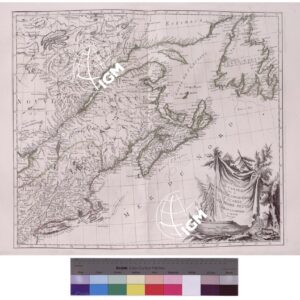 ATLAS UNIVERSEL DRESSÈ SUR' LES MEILLEURES CARTES MODERNES - Parte II - PARTIE ORIENTALE DU CANADA AVEC LA NOUVELLE ANGLETERRE
