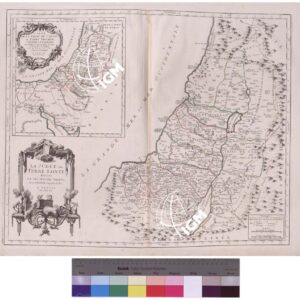 ATLAS UNIVERSEL DRESSÈ SUR' LES MEILLEURES CARTES MODERNES - Parte II - LA JUDÈE OU TERRE SAINTE DIVISÈE EN SES DOUZE TRIBUS